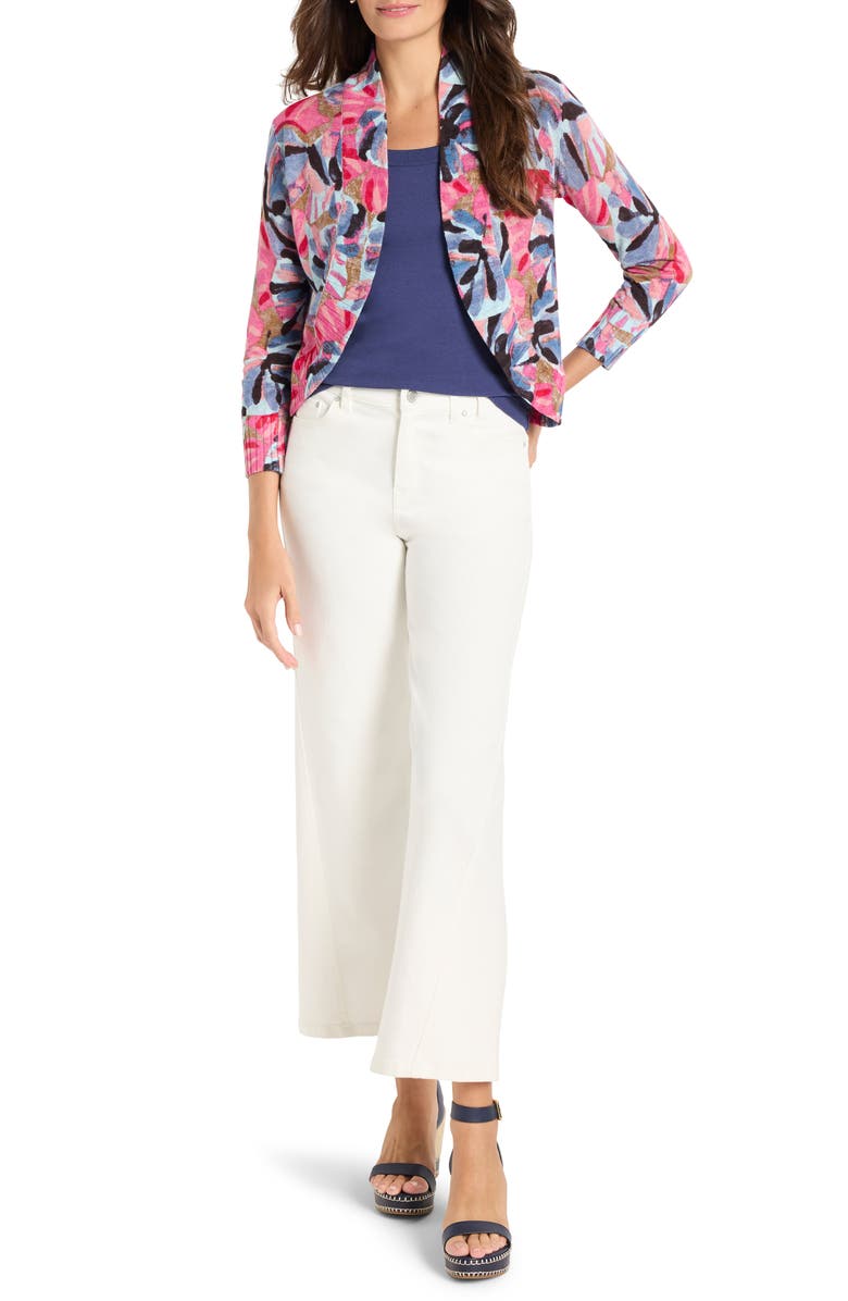 NIC+ZOE Firework Foliage Bolero Cardigan, Alternate, color,