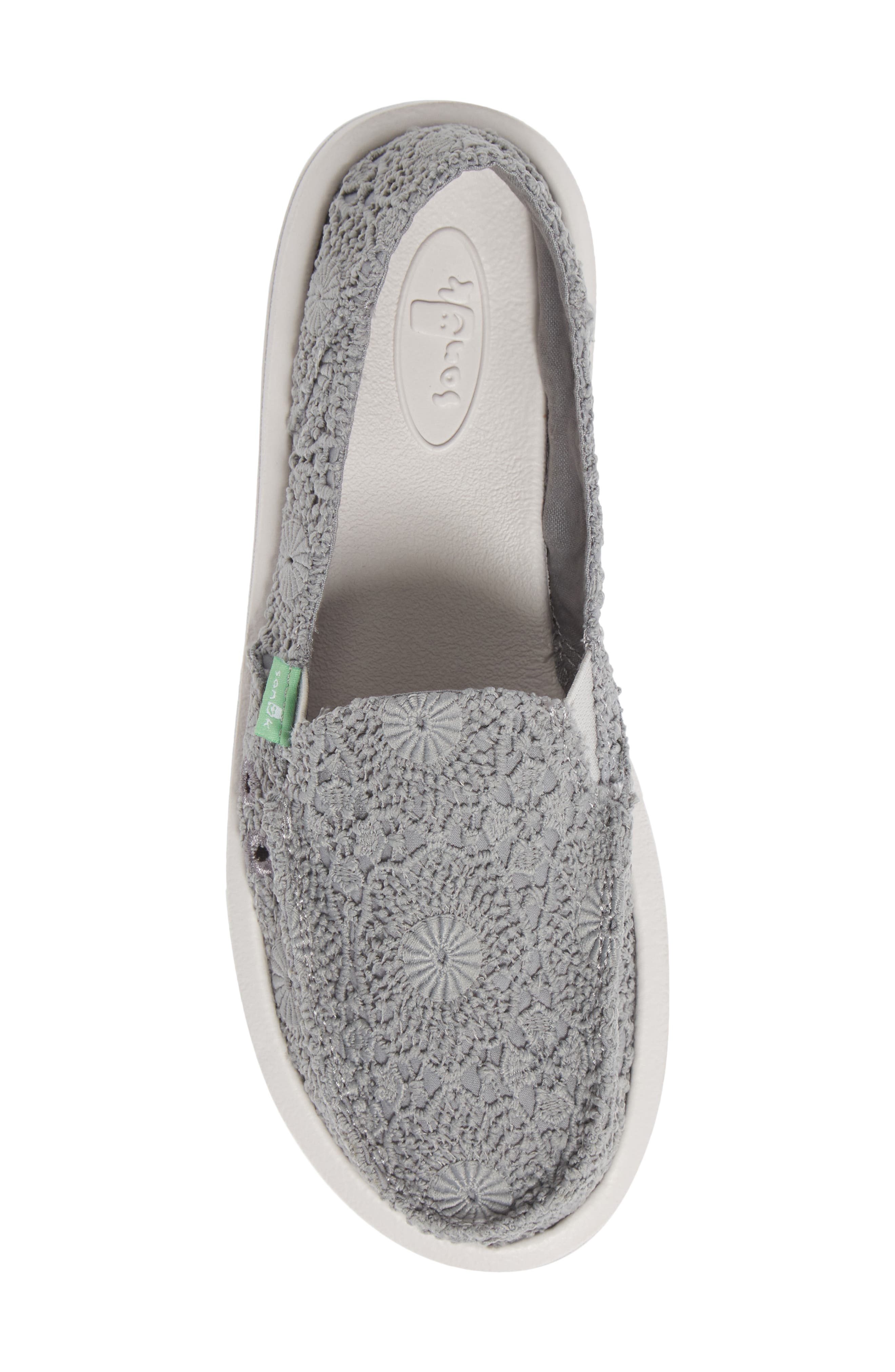 Sanuk Donna Crochet Sneaker, Alternate, color, 