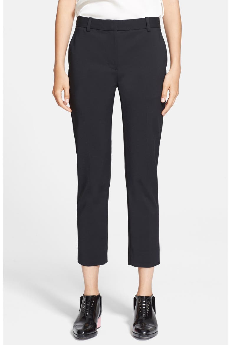 Crop Pencil Pants, Main, color, BLACK