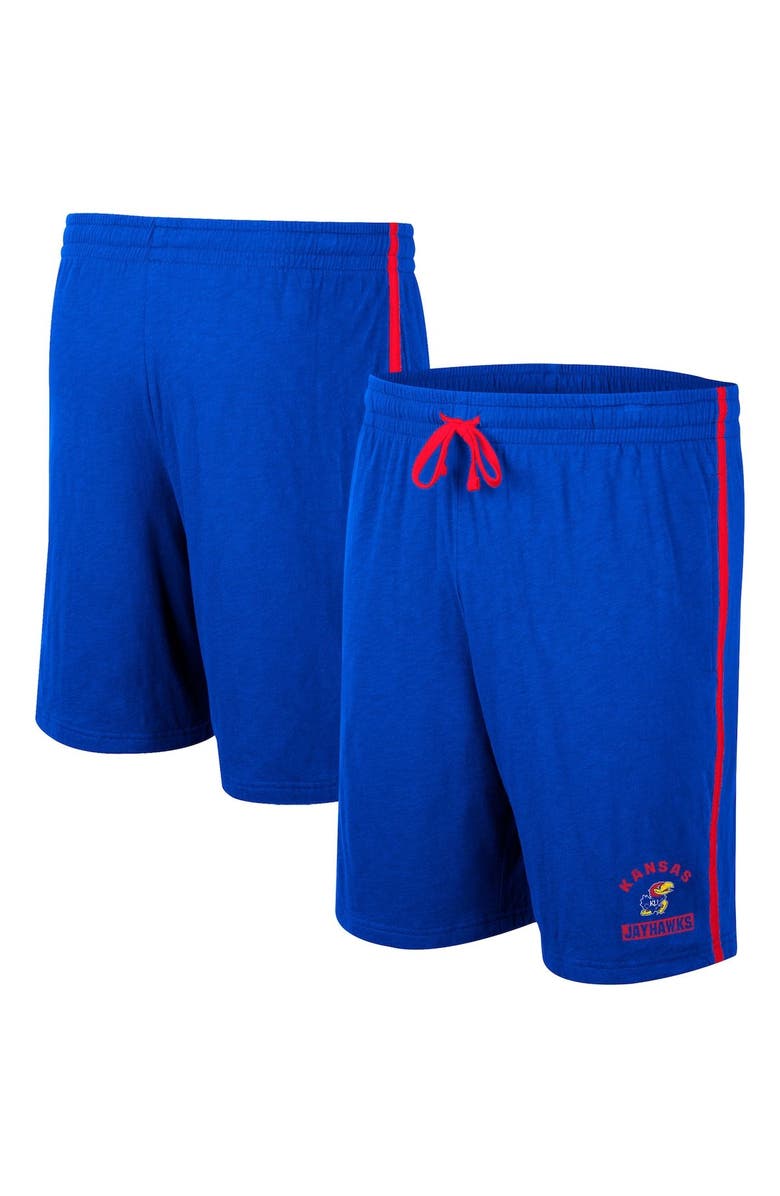 COLOSSEUM Men's Colosseum Royal Kansas Jayhawks Thunder Slub Shorts, Main, color, 