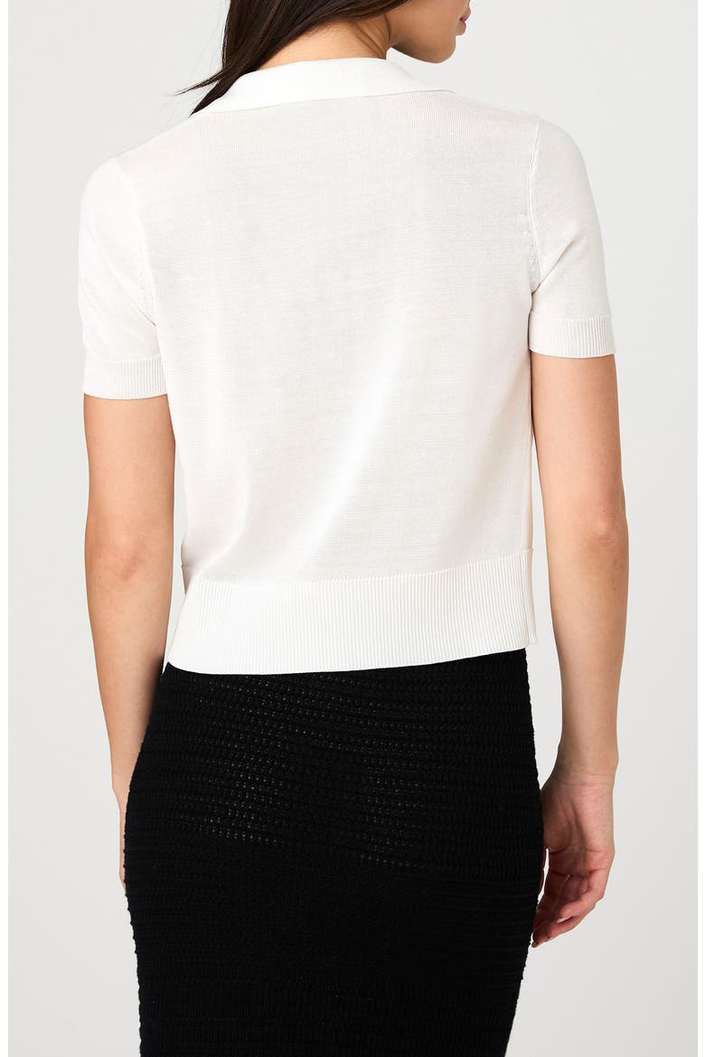 Sergio Short Sleeve Polo Sweater, Alternate, color, 10-SUMMER WHITE
