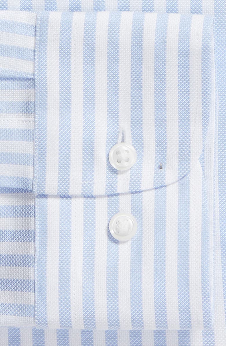 1901 Trim Fit Stripe Dress Shirt, Alternate, color, 