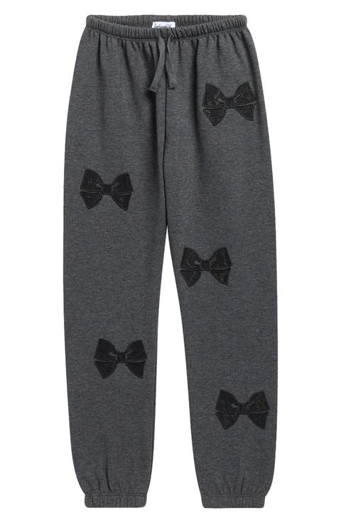 Kids' Lace Bow Sweatpants