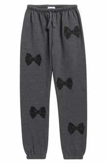 Kids' Lace Bow Sweatpants