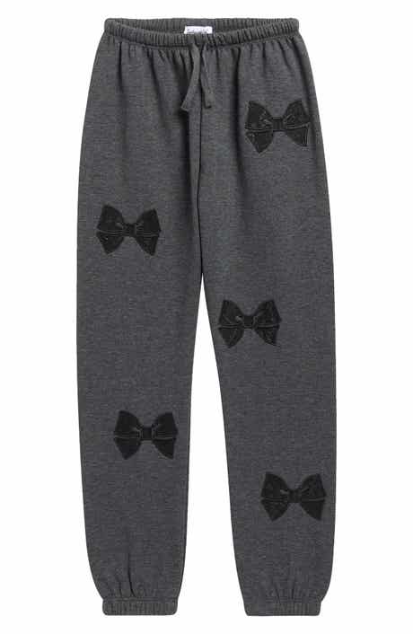 Kids' Lace Bow Sweatpants