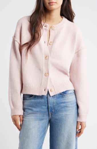 Topshop Exposed Seam Relaxed Fit Cardigan