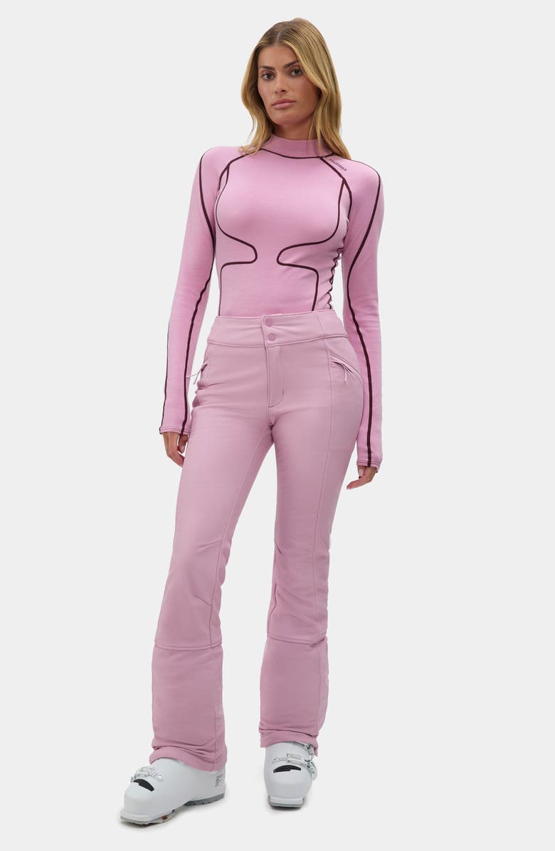 Halfdays Emma Water Resistant Fleece Lined Ski Pants, Alternate, color, Amethyst