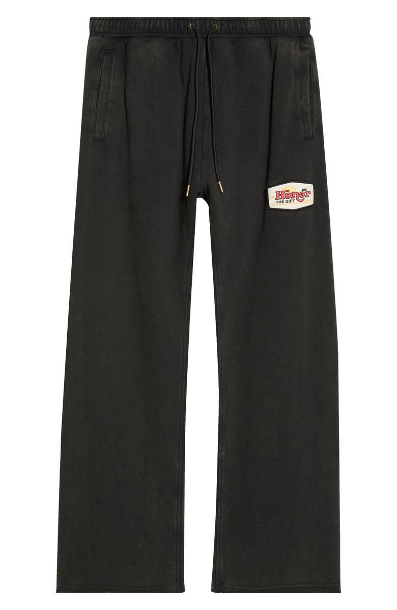 HONOR THE GIFT Honor Wide Leg Cotton Sweatpants, Alternate, color, Grey