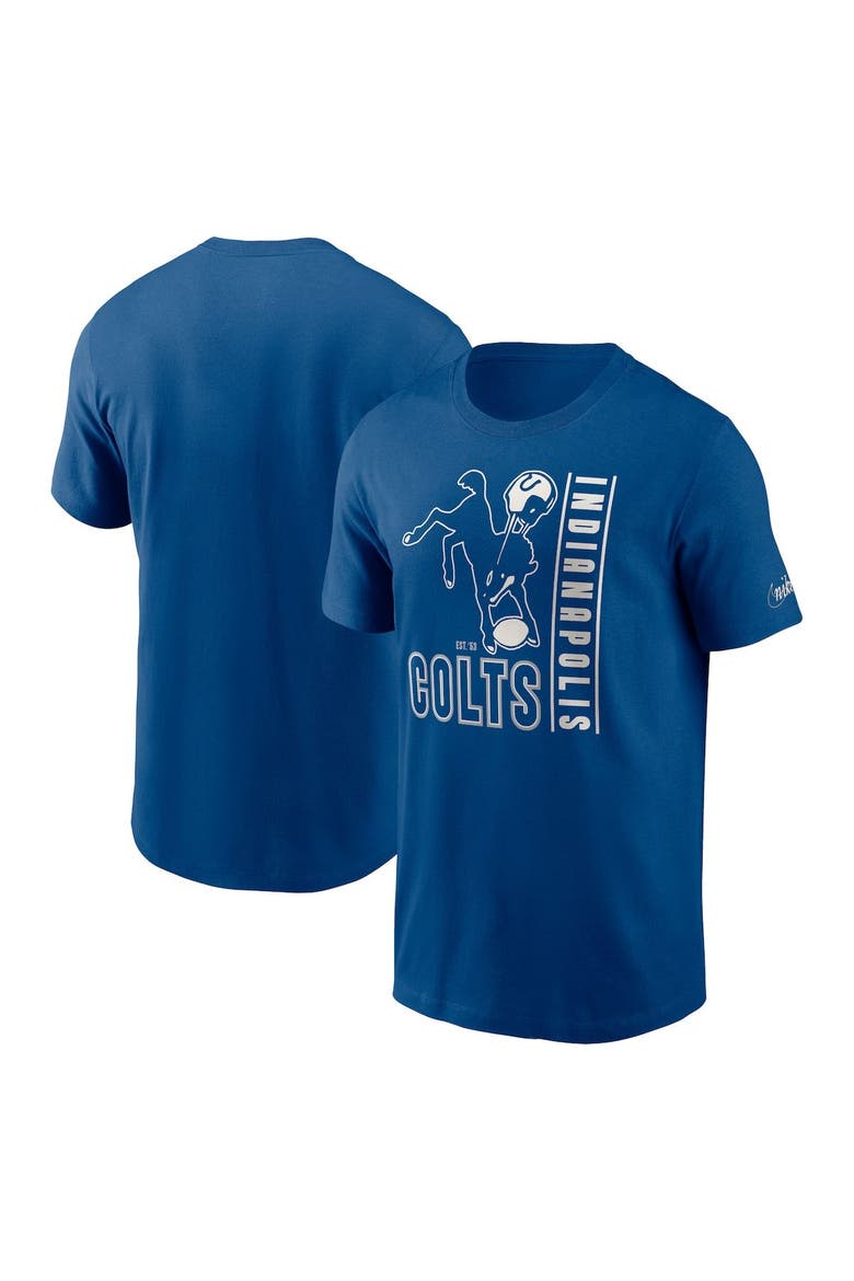 Men's Nike  Royal Indianapolis Colts Lockup Essential T-Shirt, Main, color, Royal