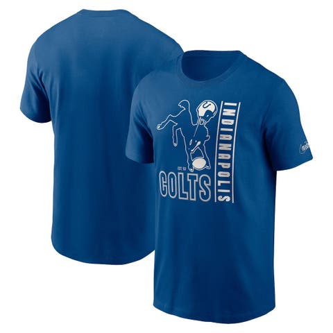 Men's Nike  Royal Indianapolis Colts Lockup Essential T-Shirt