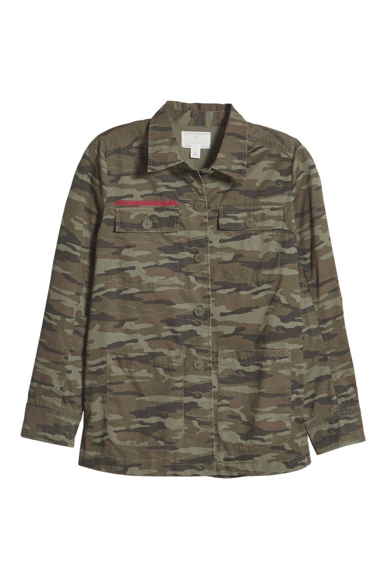 Utility Jacket, Alternate, color, OLIVE CAMO PRINT