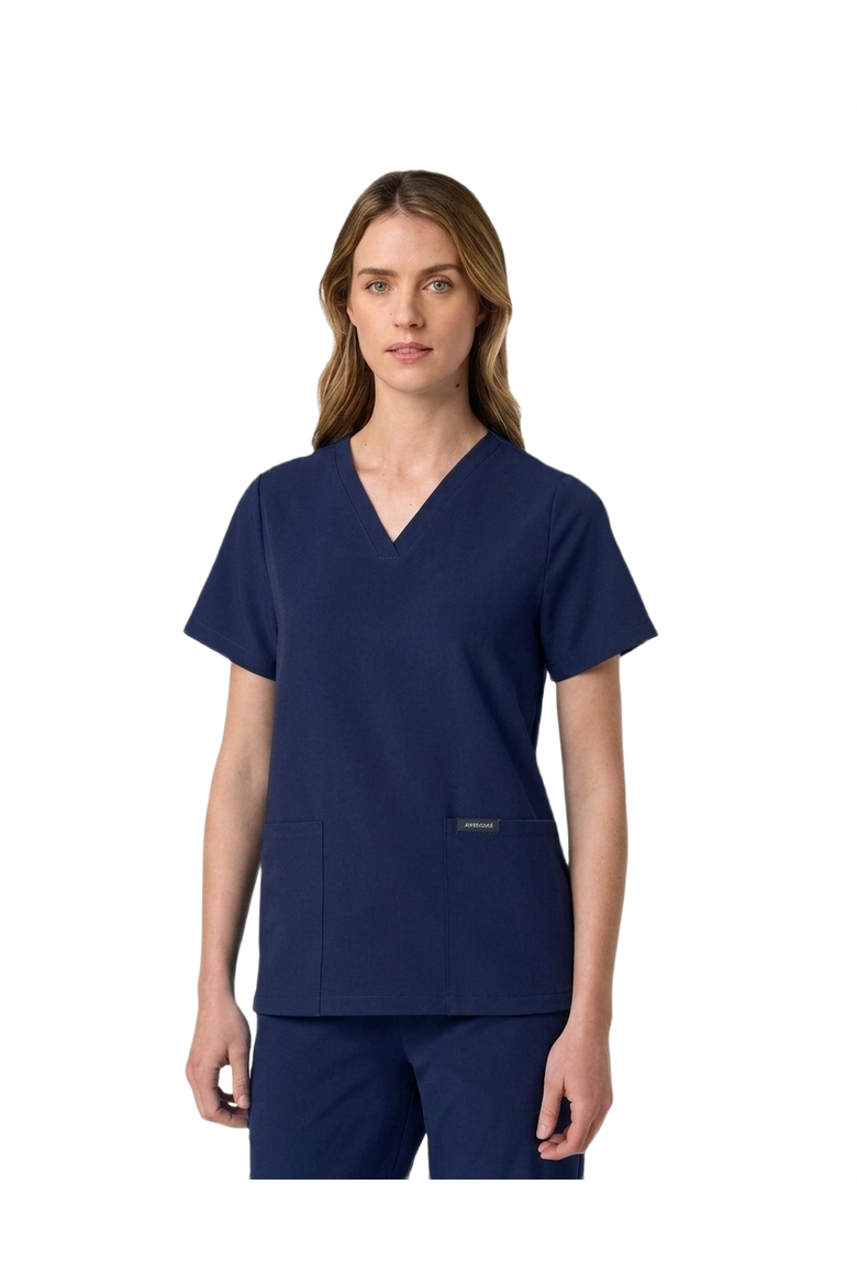 UltraSOFT Essential Comfort Women's 6-Pocket Scrub Set, Alternate, color, Navy
