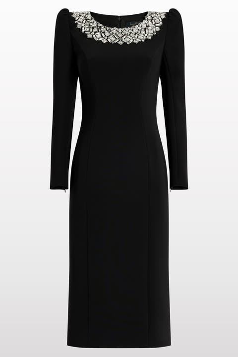 Jacquetta Embellished Midi Dress
