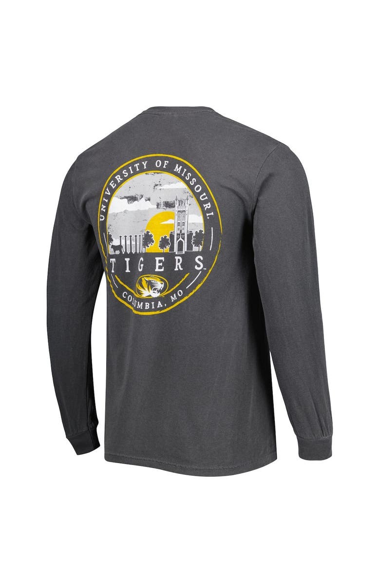 IMAGE ONE Men's Black Missouri Tigers Circle Campus Scene Long Sleeve T-Shirt, Alternate, color, 