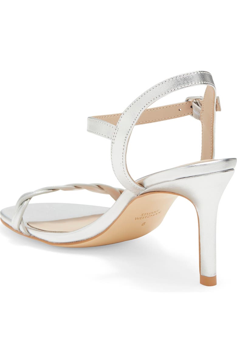 Stuart Weitzman Twistie Stiletto 75 Sandal, Alternate, color,