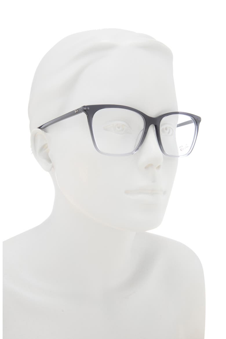 5422 54mm Cat Eye Optical Glasses, Alternate, color, GREY