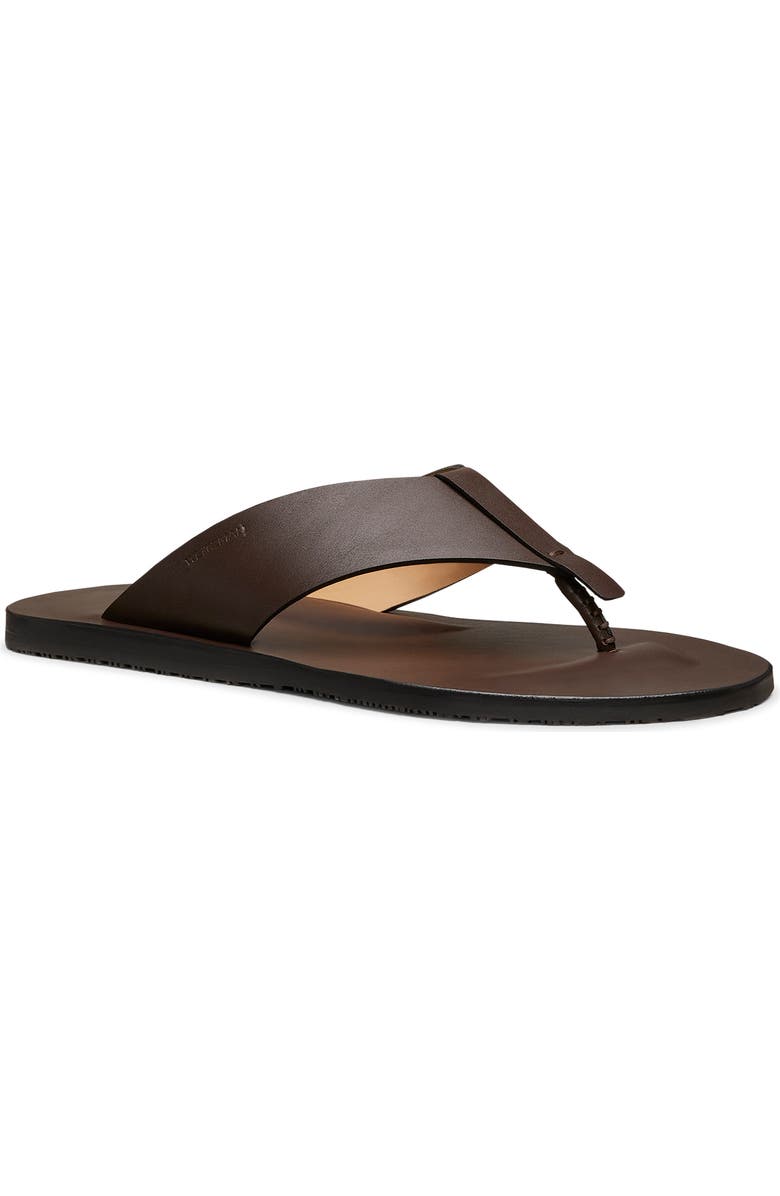 Stuart Weitzman Bastian Flip Flop, Main, color, Espresso