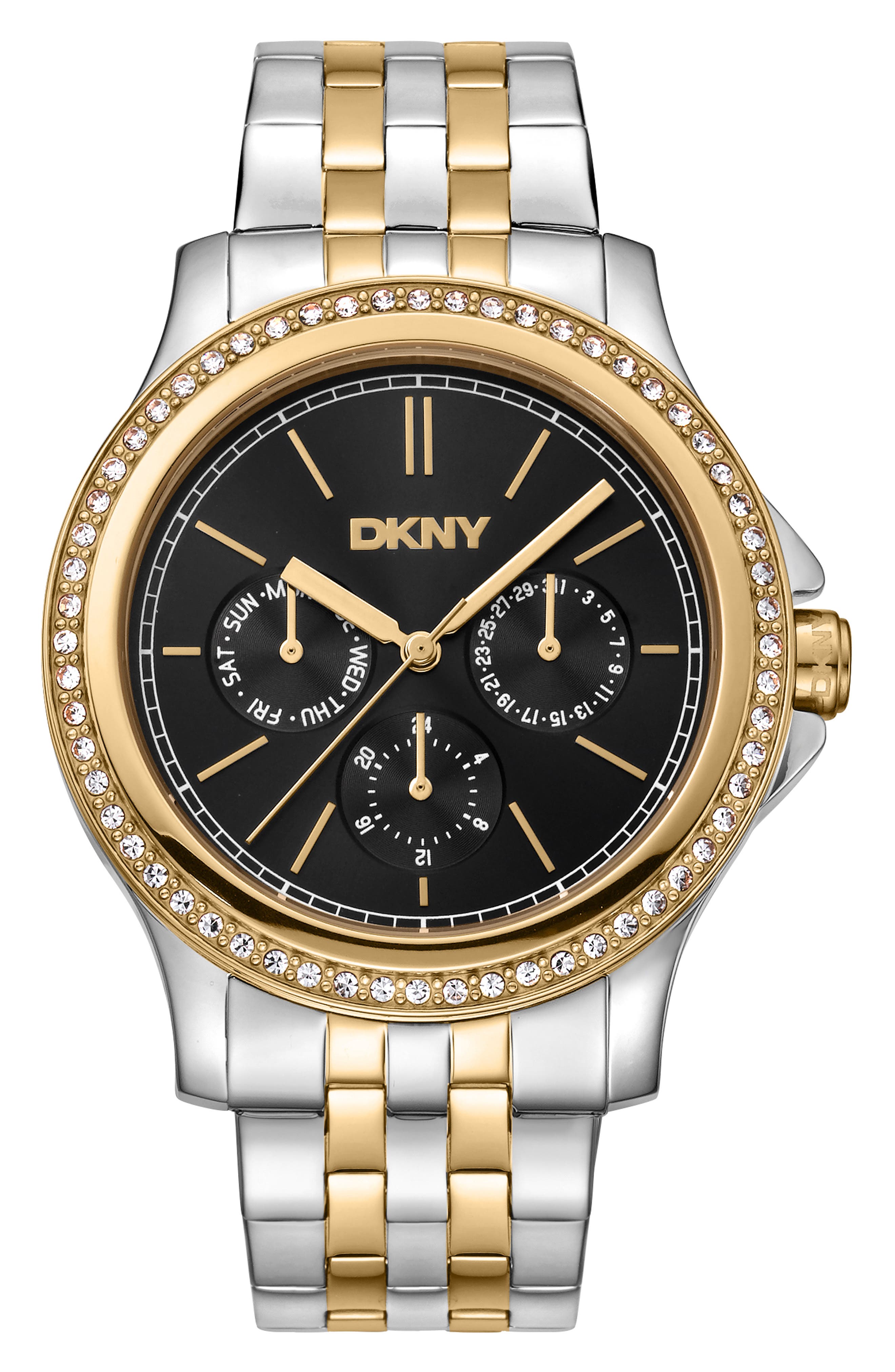 Evening Multifunction Bracelet Watch, 40mm