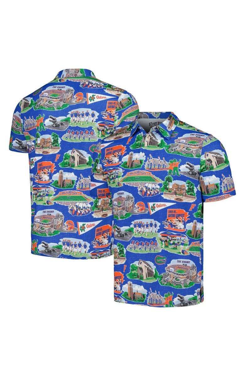 Reyn Spooner Men's Reyn Spooner Royal Florida Gators Scenic Polo, Main, color, Royal