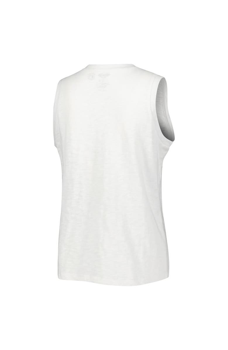 CONCEPTS SPORT Women's Concepts Sport White New York Yankees Reel Pinstripe Tank Top & Shorts Sleep Set, Alternate, color, White