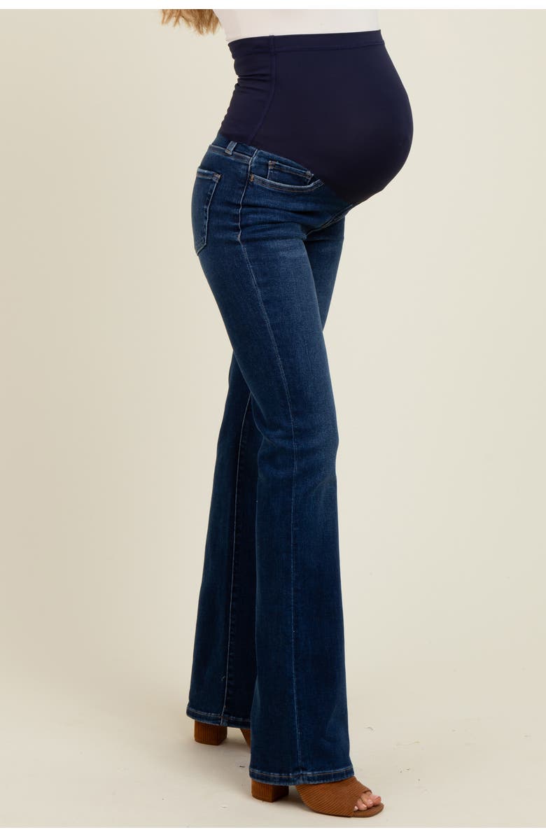 PinkBlush Classic Bootcut Maternity Jeans, Alternate, color, Navy Blue