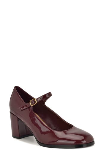 Nine West Mary Jane Pump In Red