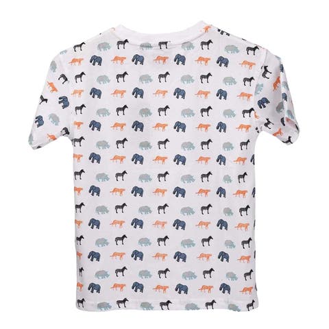 Childrens/Kids Safary All-Over Print T-Shirt
