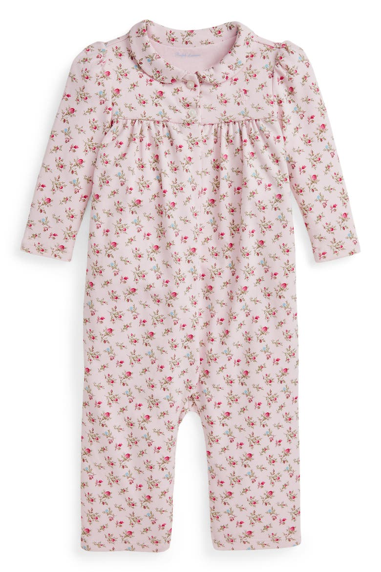 Peter Pan Collar Cotton omper, Main, color, PINK