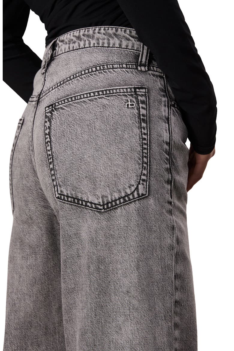 Logan Wide Leg Jeans, Alternate, color, SLATE GREY