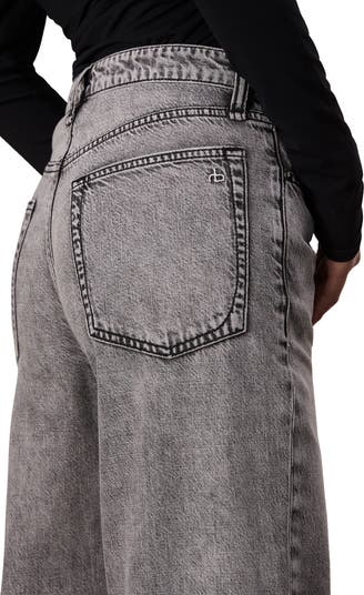 【関税込み】rag & bone グレー Logan ワイドレッグジーンズ rag & bone Logan Wide Leg Jeans | Nordstromrack