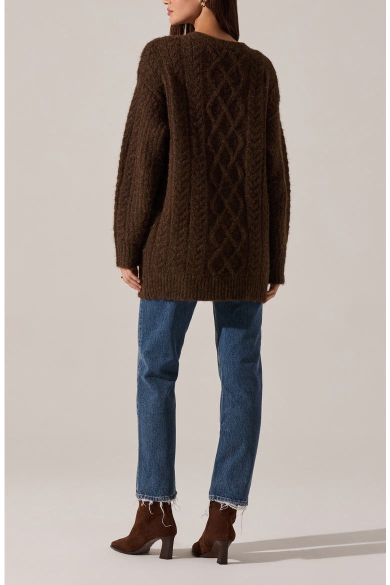 Charli Cardigan, Alternate, color, BROWN