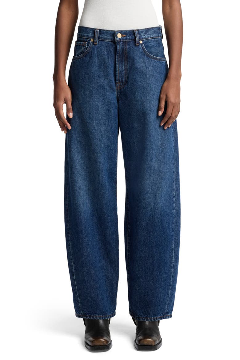 Bonnie Twist Seam Barrel Jeans, Main, color, RADAR