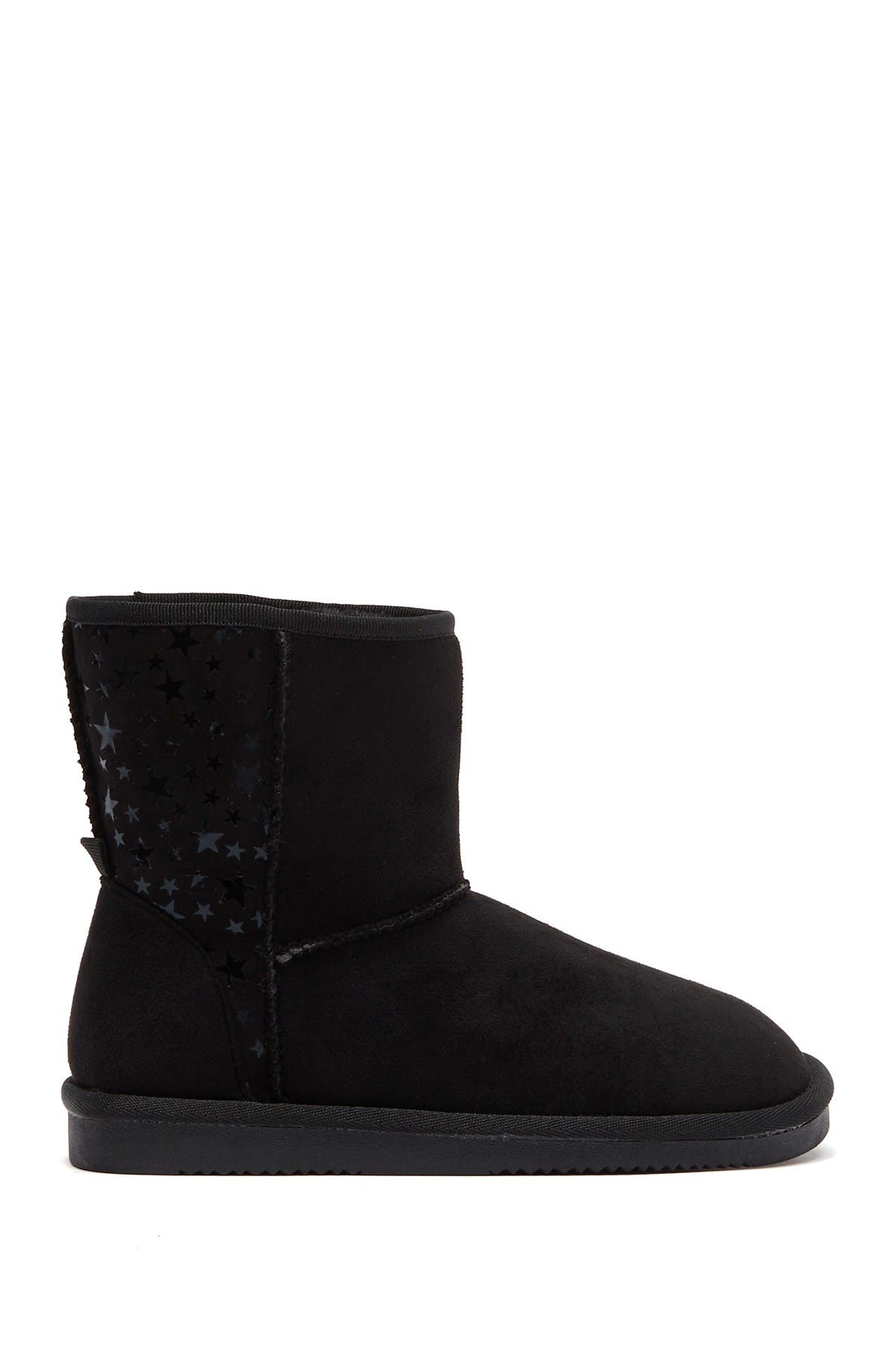 JOE FRESH Fauvel Faux Fur Lined Star Print Cozy Boot, Alternate, color, 
