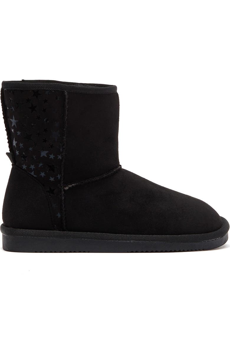 JOE FRESH Fauvel Faux Fur Lined Star Print Cozy Boot, Alternate, color,