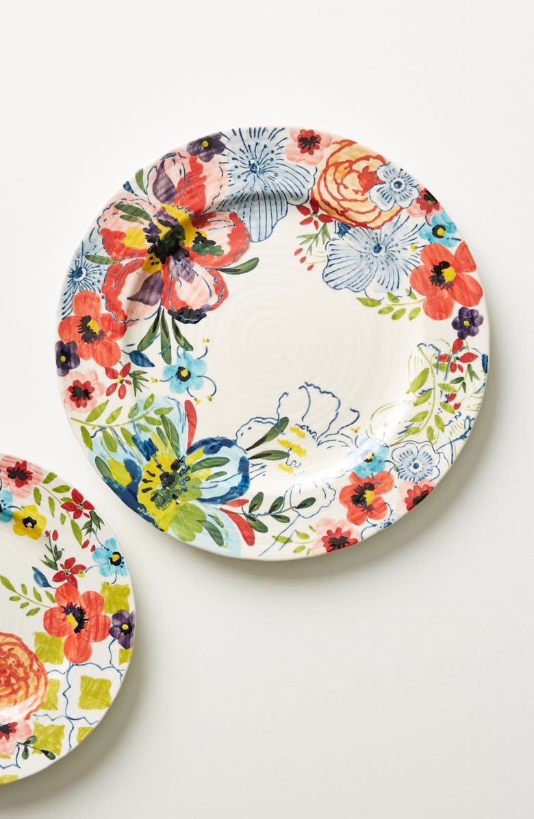 Anthropologie Home Anthropologie Sissinghurst Castle Dinner Plate, Main, color, 