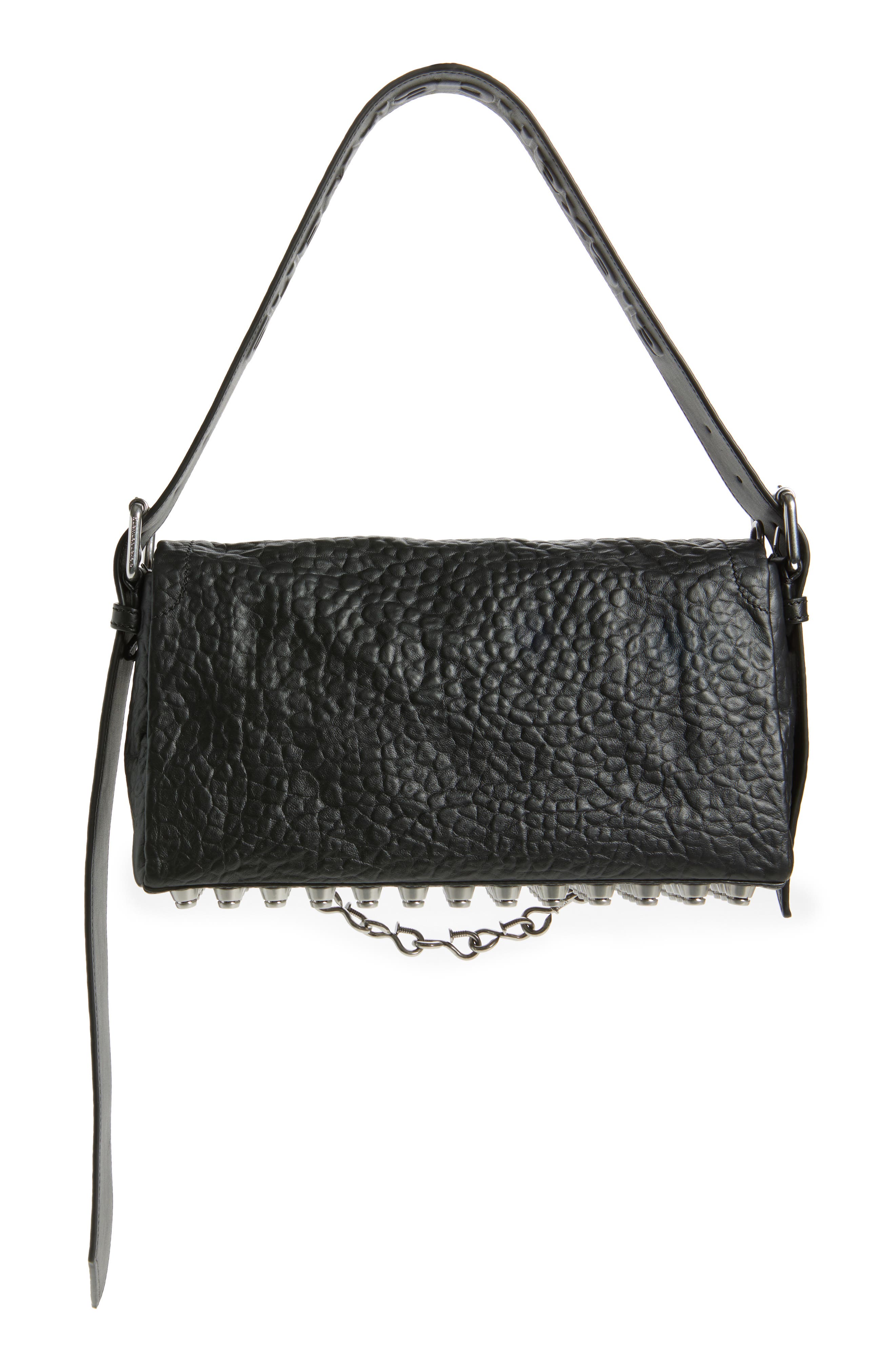 Alexander Wang Medium Ricco Crushed Leather Shoulder Bag, Alternate, color, 