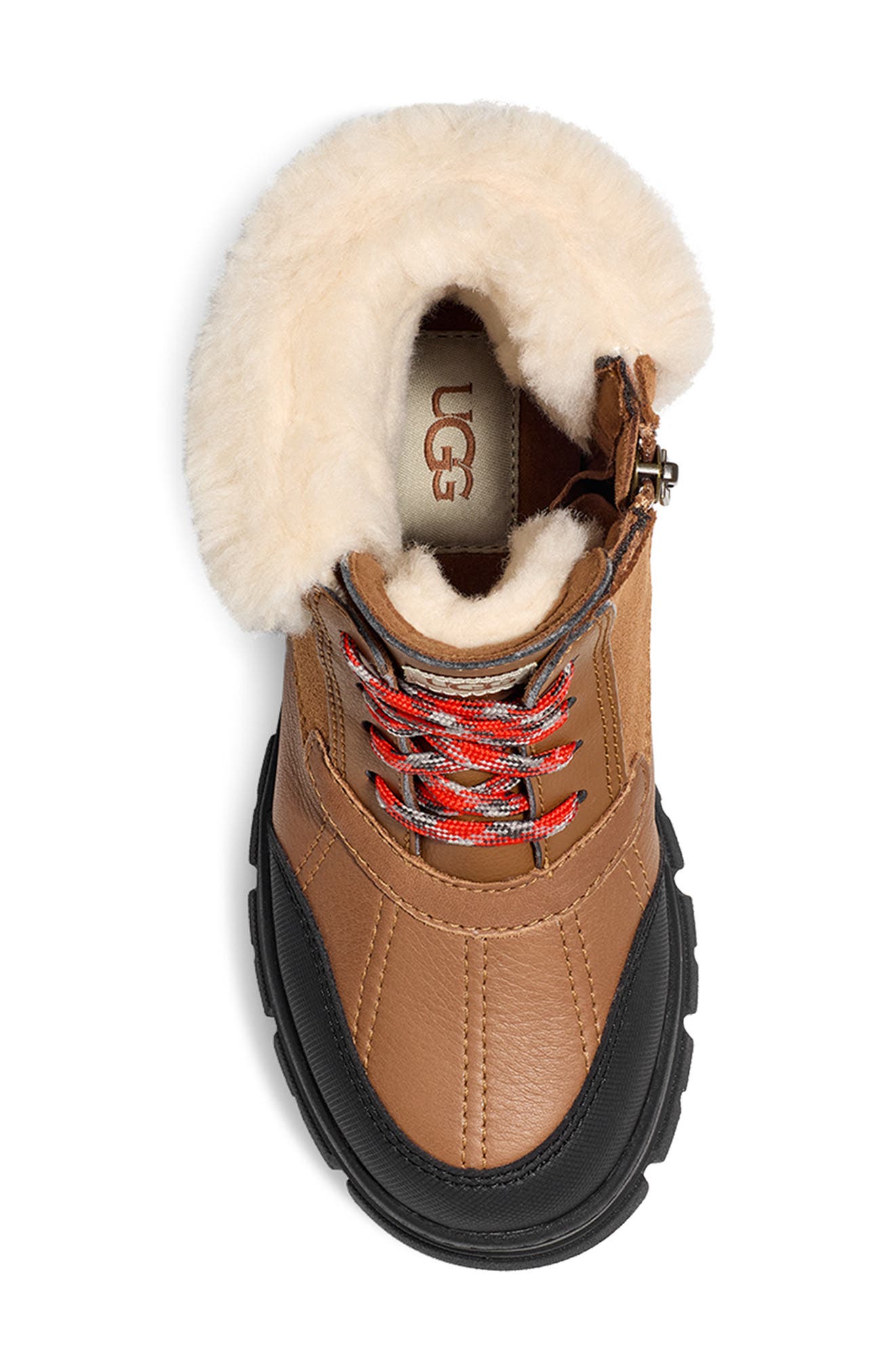 UGG<sup>®</sup> Kids' Ashton Addie Waterproof Boot, Alternate, color, Chestnut