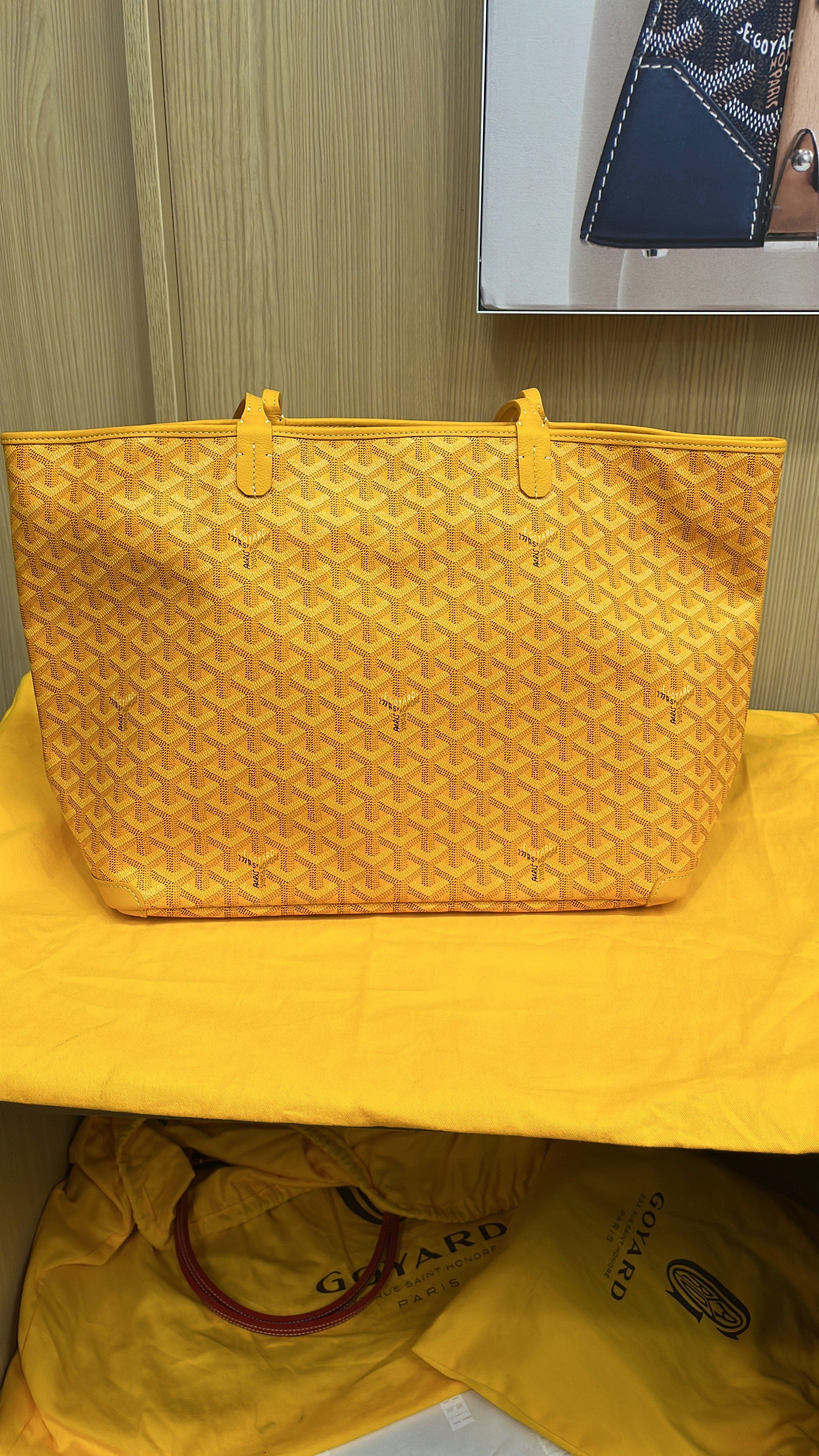 Pre-Owned Goyard Artois Tote Coated Canvas MM, Alternate, color, 