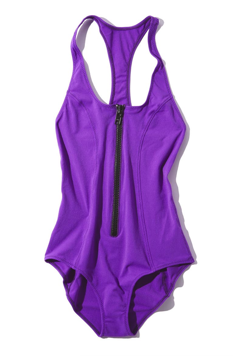 'Elisa' Maillot, Alternate, color, PURPLE VINTAGE