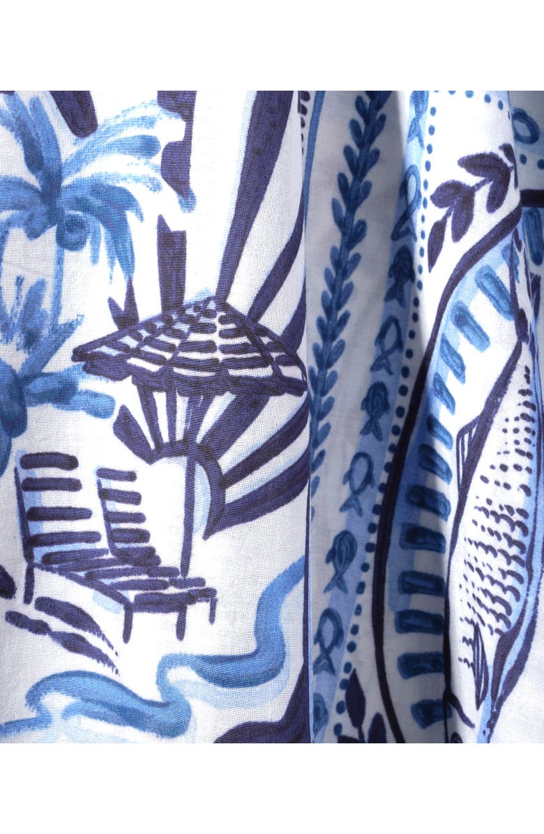 Echo Montauk Tile Pants, Alternate, color, Cream