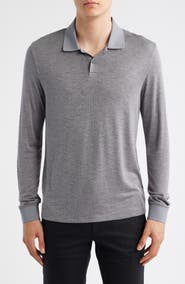 Theory Goris Activate Long Sleeve Polo