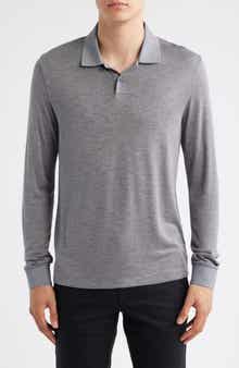 Theory Goris Activate Long Sleeve Polo
