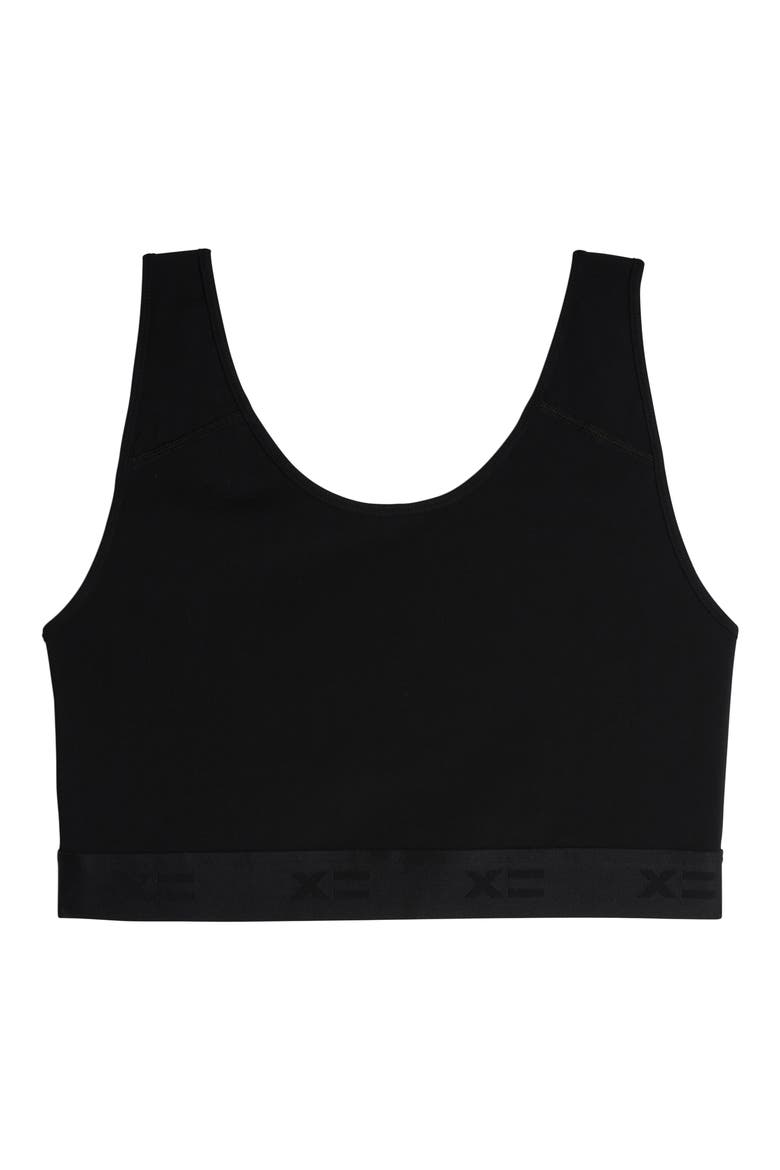 Compression Plus Crop Top, Alternate, color, BLACK