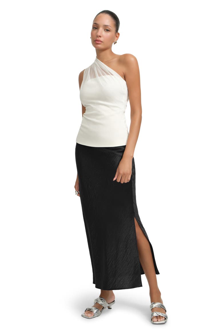 Azur Asymmetric Sleeveless Top, Alternate, color, OFF-WHITE
