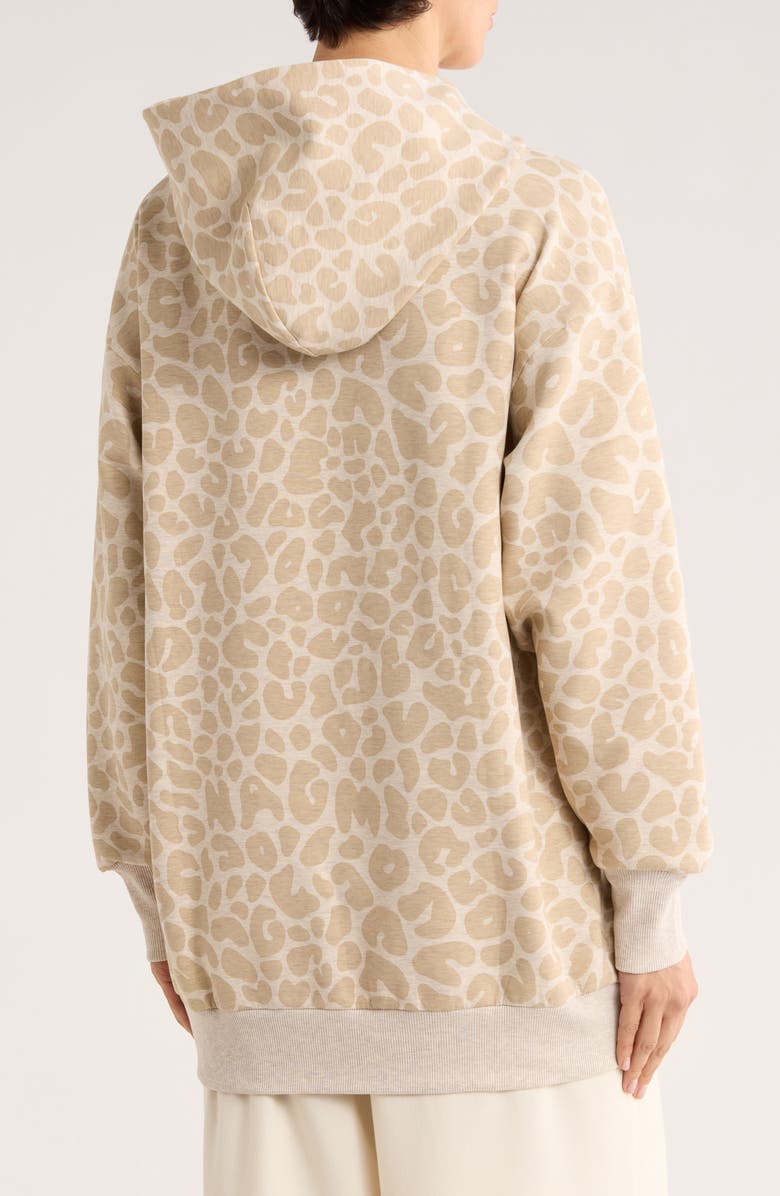 BOSS Erkunden Oversize Hoodie, Alternate, color, Brown/ Open White