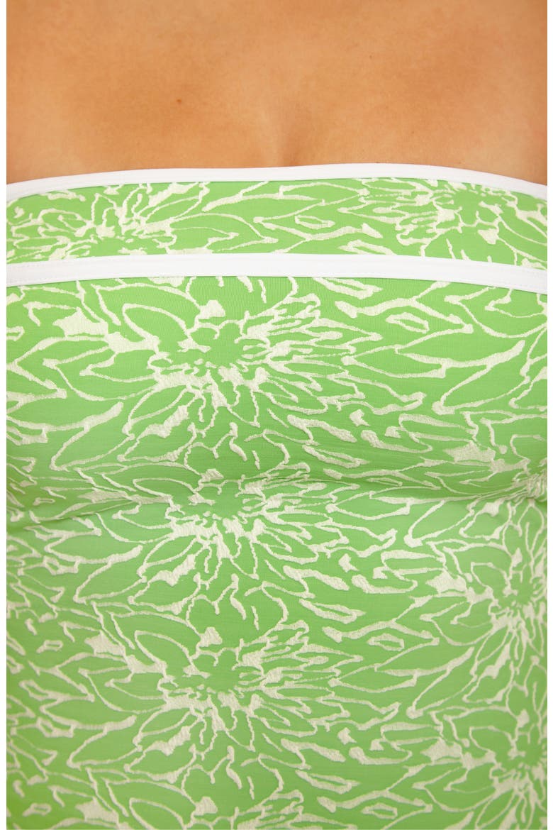 Waterlily One-Piece Swimsuit, Alternate, color, GREEN APPLE