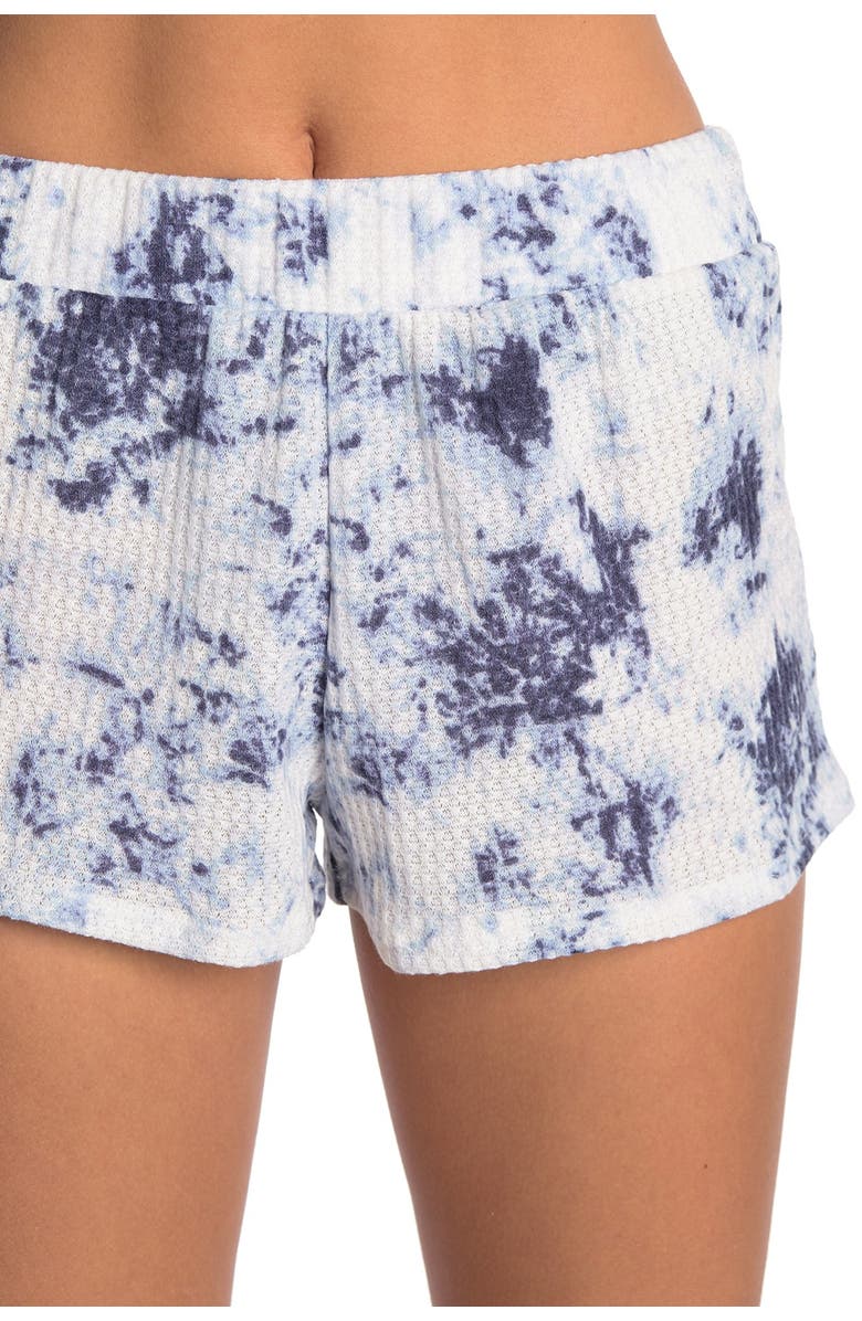 COZY ROZY Short Sleeve Cropped Tee & Tie Dye Shorts, Alternate, color, 