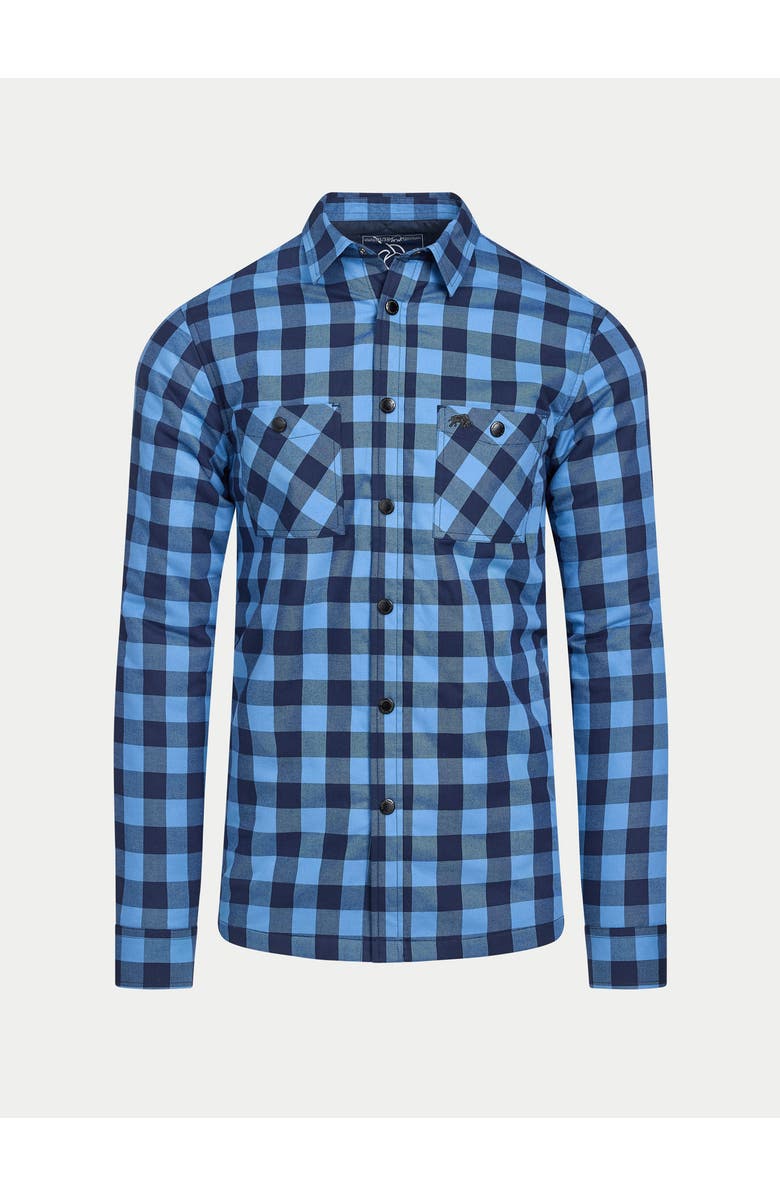 Raging Bull Long Sleeve Quilted Shacket, Alternate, color, Navy