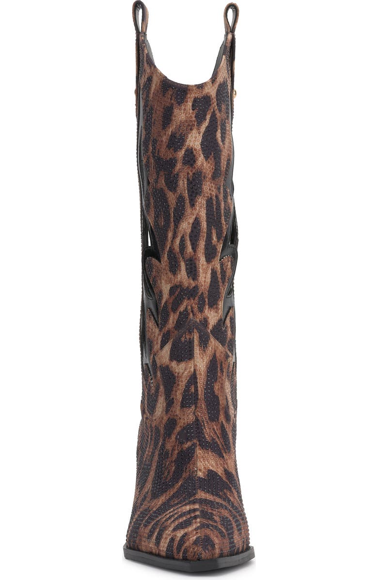 Jessica Simpson Ginika Pointed Toe Western Boot, Alternate, color, Natural Dolly Leopard