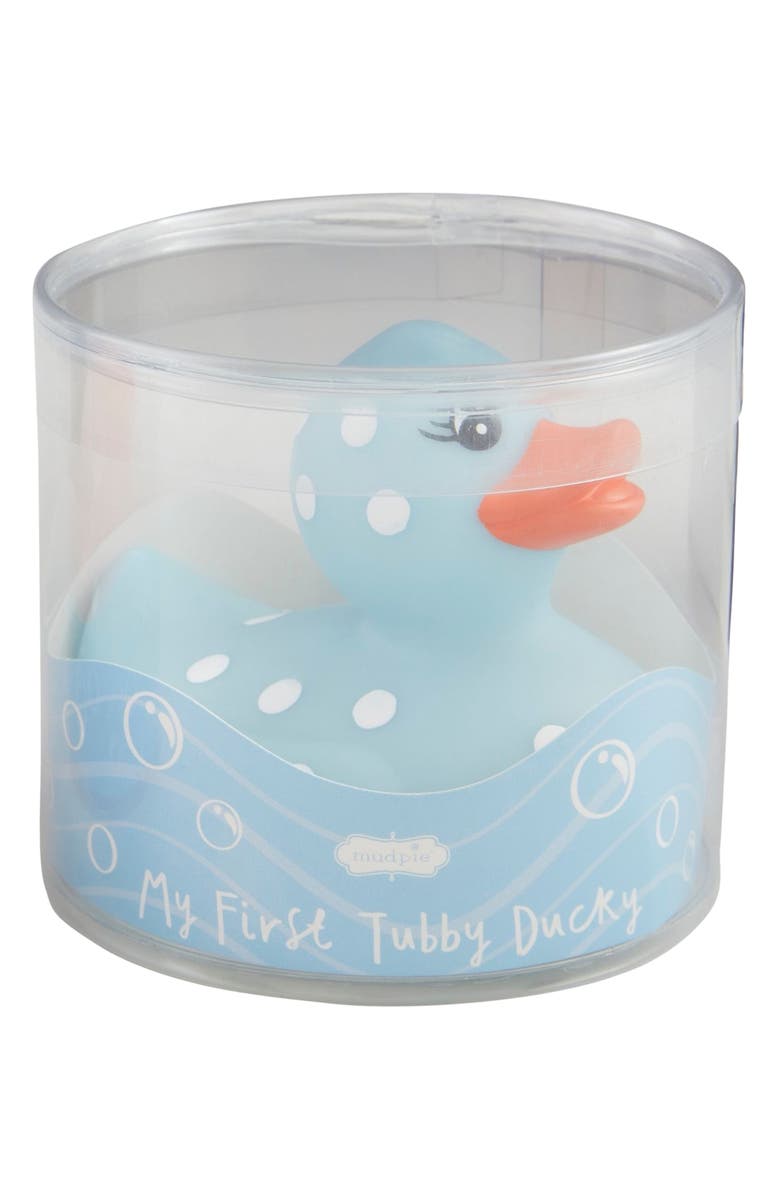 Mud Pie My First Tubby Ducky, Alternate, color, Blue